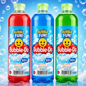 Bubble-Do Bubble Fun Bubble Solution 800ml – Kids Non-Toxic Bubble Liquid for Outdoor Play and Fun Activities